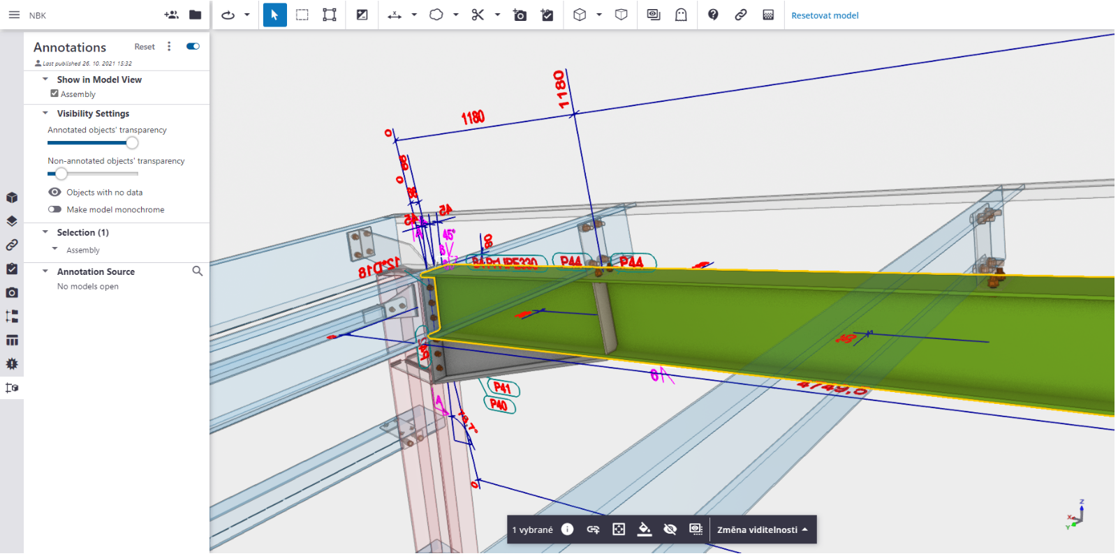 Využití BIM modelu ve stavebnictví