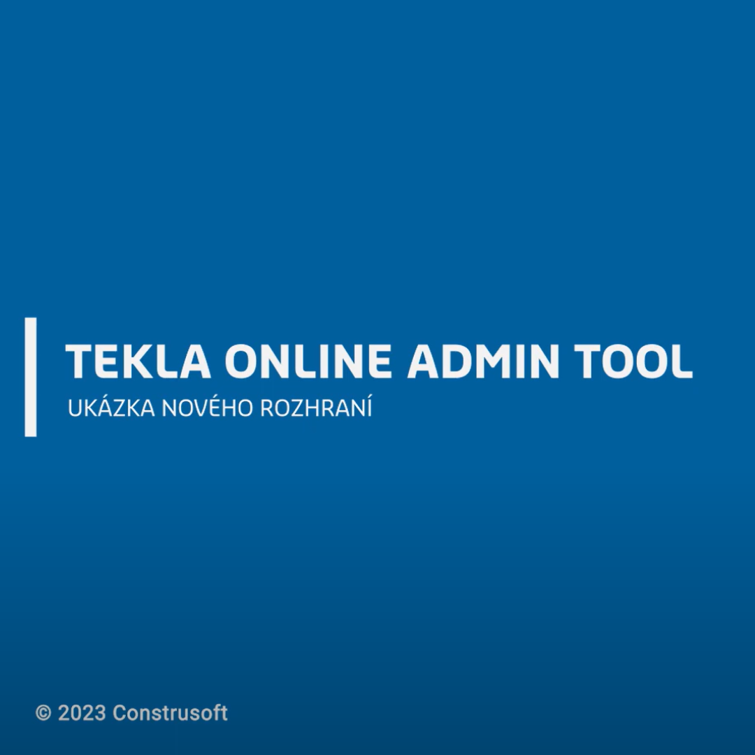 Tekla Admin tool