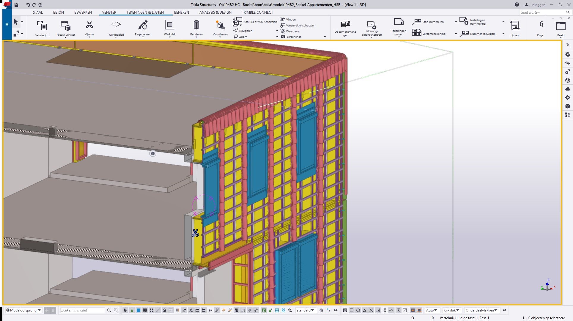 HSB BIM model Tekla Stuctures