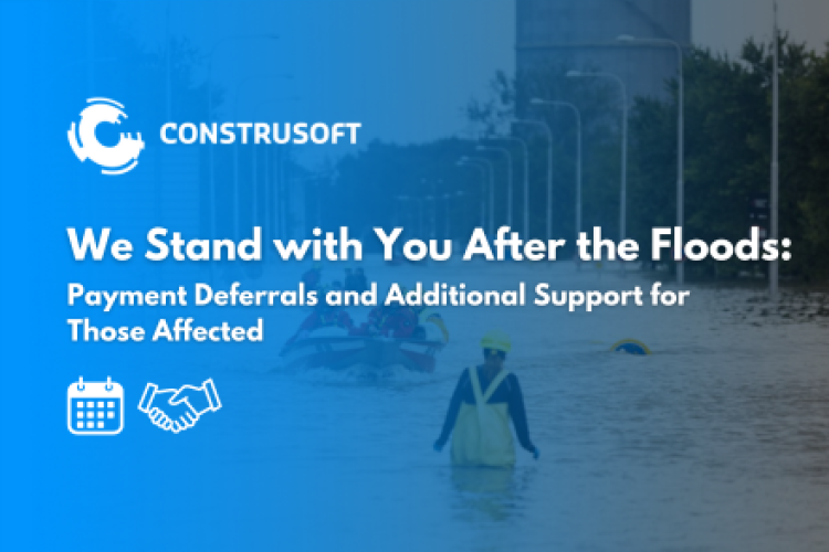 Press Release: Support for Construsoft Customers Affected by Floods in Czech