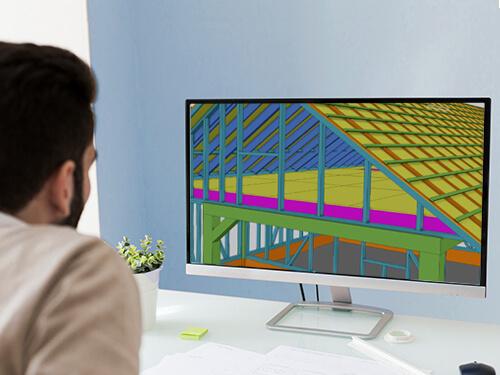 Tekla Structures voor houtskeletbouw